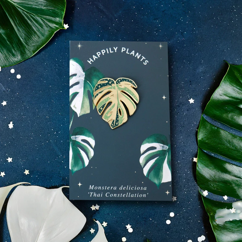 Monstera Thai Constellation Pin - Image 3