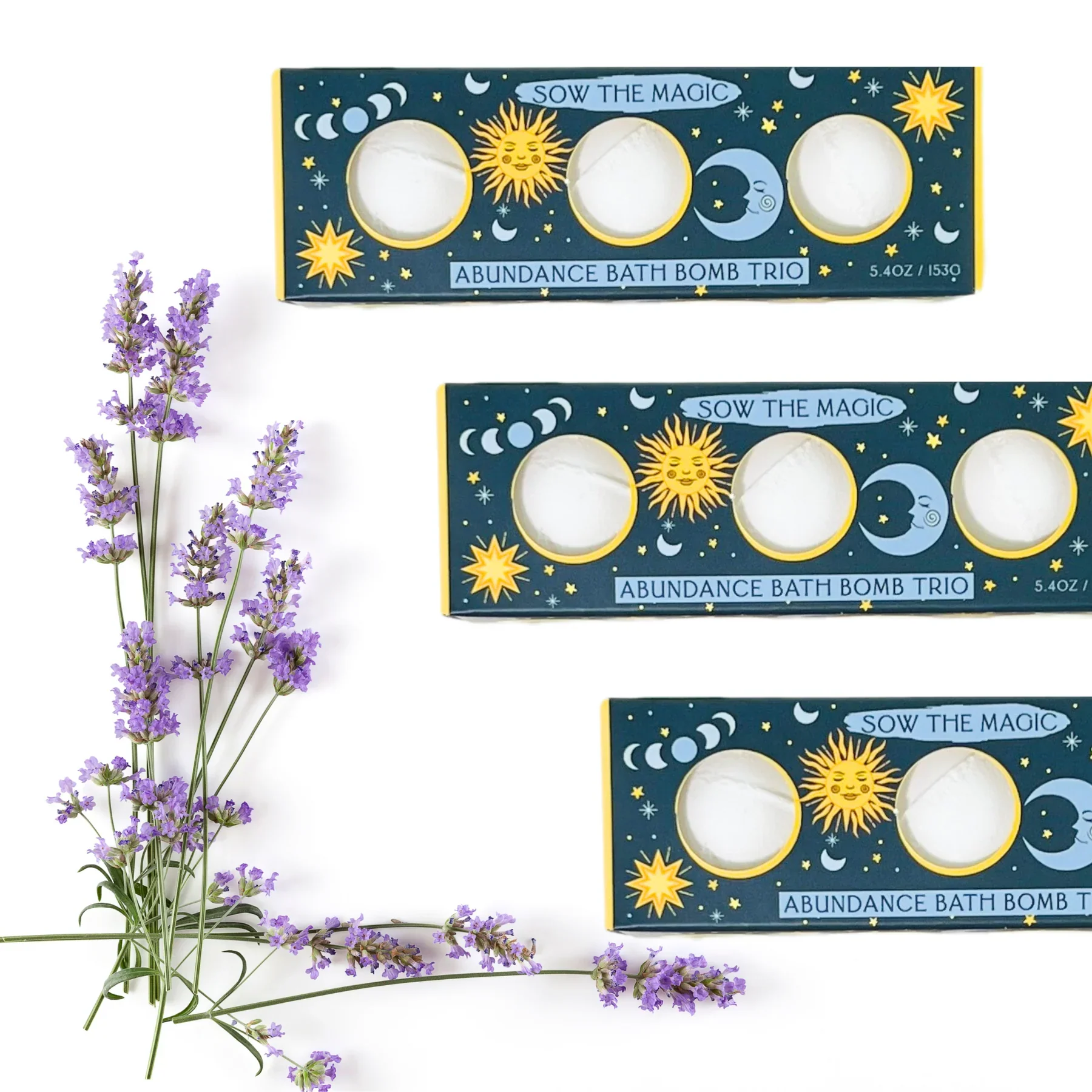 Moon Phase Abundance Bath Bomb Trio - Image 3