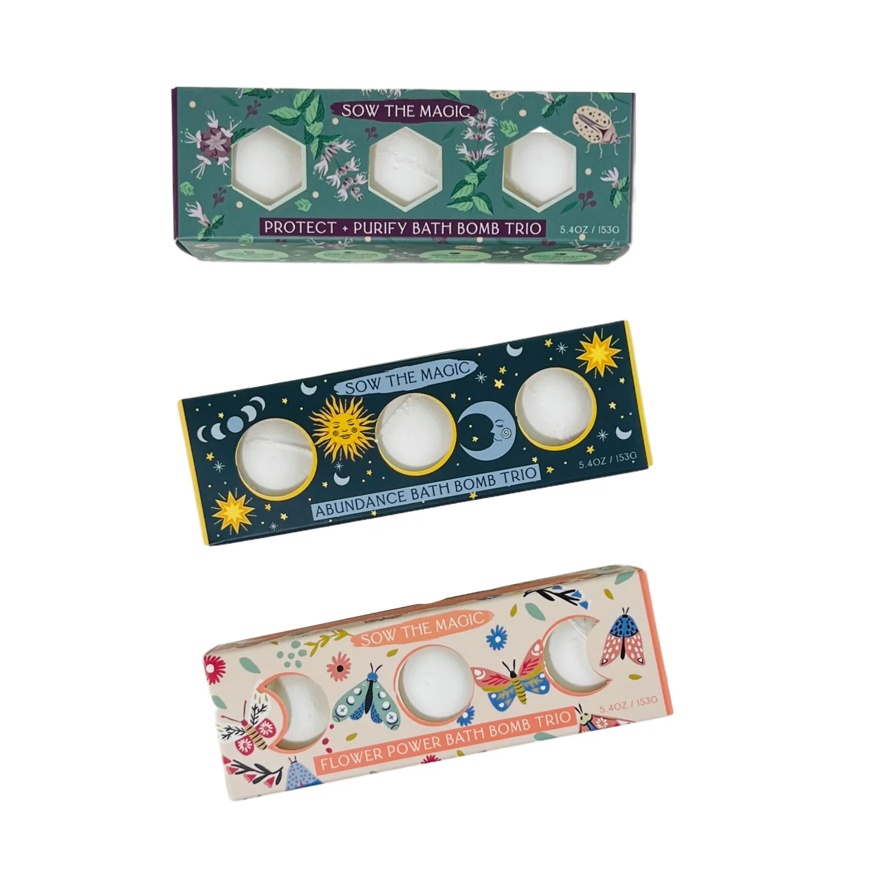 Moon Phase Abundance Bath Bomb Trio - Image 5