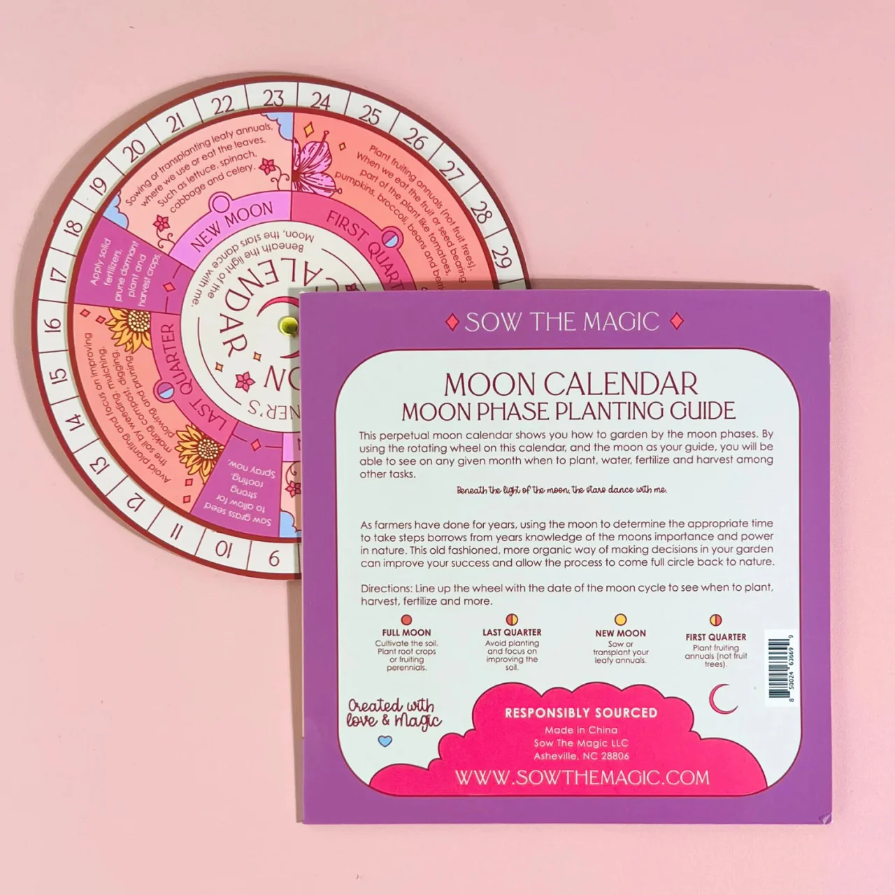 Moon Phase Calendar Spinner Planting Guide - Image 4