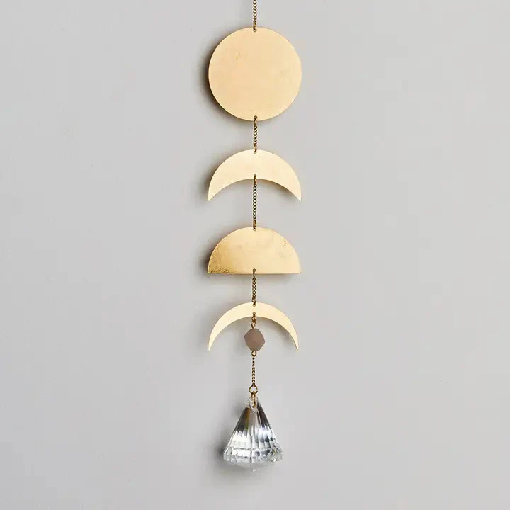 Moon Phase Suncatcher with Moonstone - Image 3