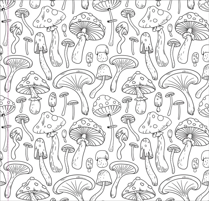 Mushrooms Coloring Book - Image 6