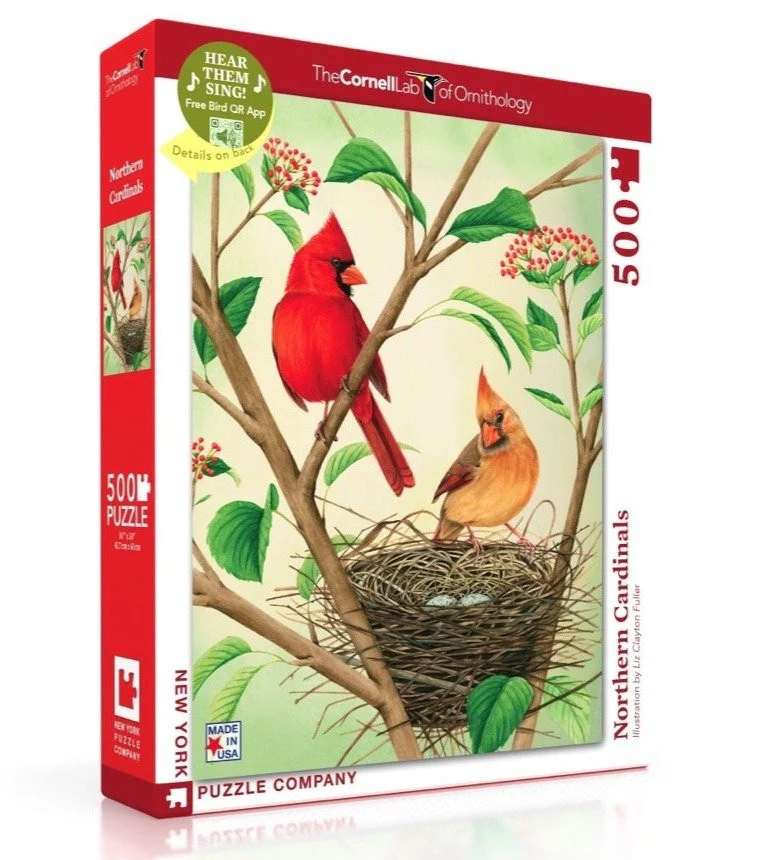 Northern Cardinals Jigsaw Puzzle 500 Piece - Image 3