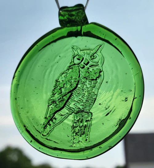 Old Hancock Owl Suncatcher - Image 2
