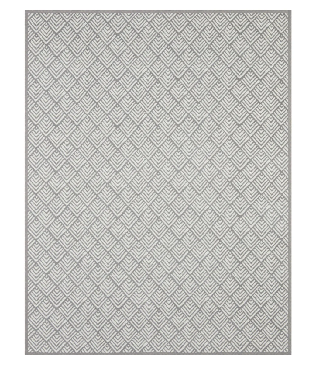 Oyster Cove Diamonds Grey Blanket - Image 4