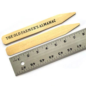 The Old Farmer's Almanac Wooden Garden Plant Markers (40 Pack) - Image 2