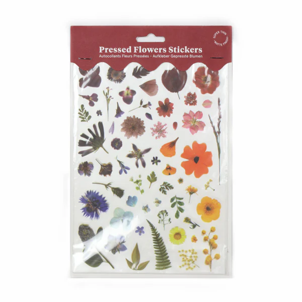 Pressed Flowers Sticker Sheet - Rainbow Gradient - Image 5