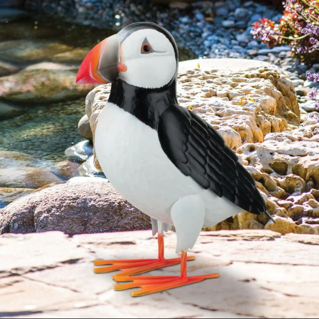 Puffin Metal Sculpture - Image 2