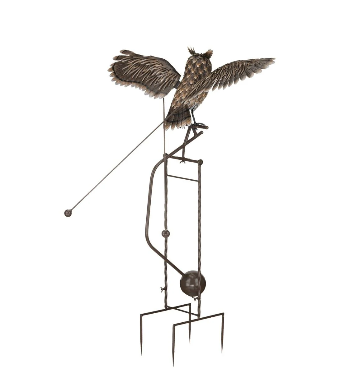 Rocker Owl Garden Stake - Image 3