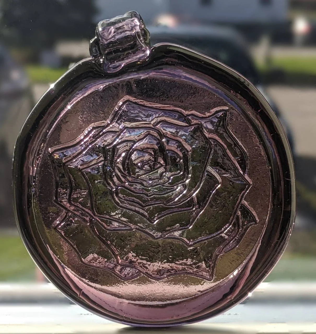 Old Hancock Rose Suncatcher - Image 3
