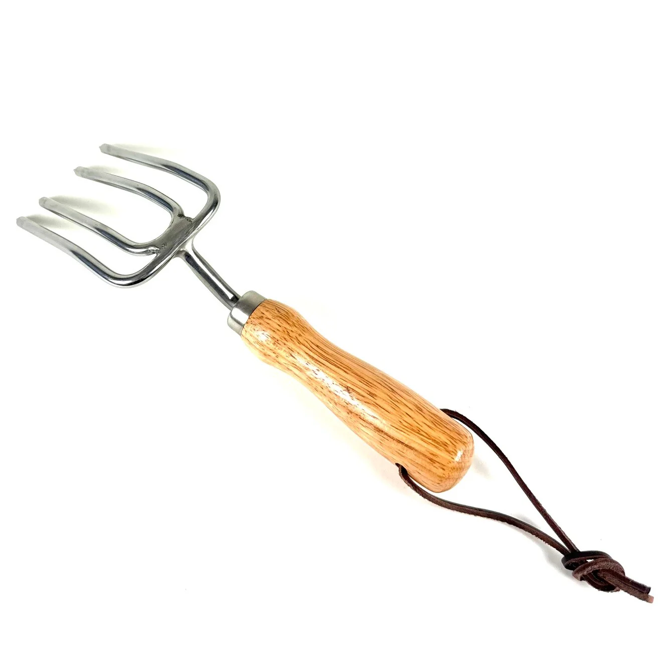 Round Tine Fork with Birch Handle - Image 2