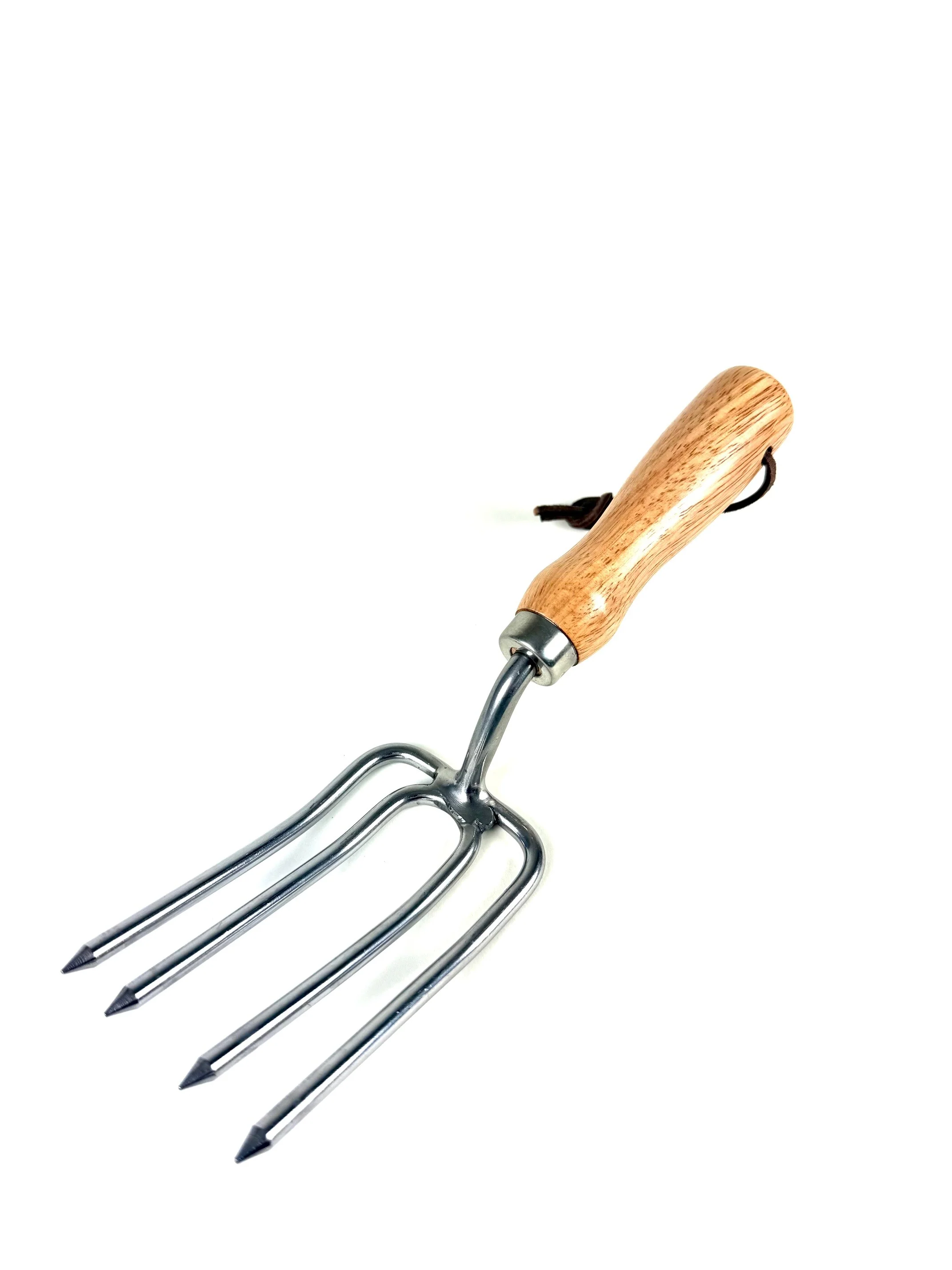 Round Tine Fork with Birch Handle - Image 3
