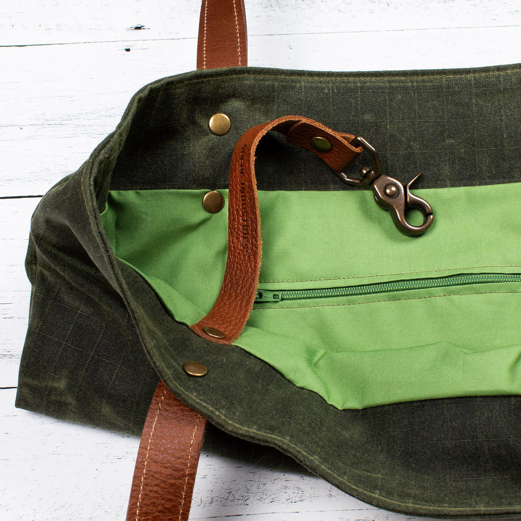 Saco River Tote Bag - Green - Image 6