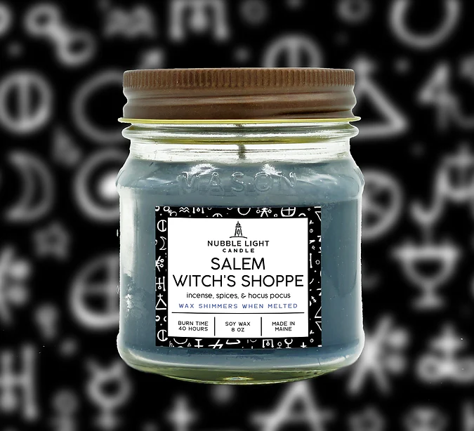 Salem Witch's Shoppe 8oz Scented Soy Candle - Image 4