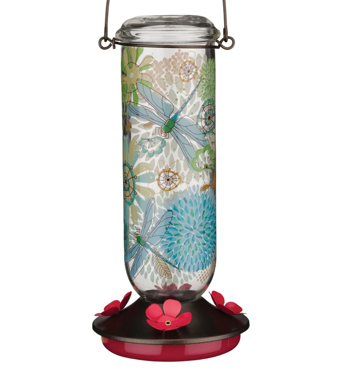 Scarlet Hummingbird Feeder - Dragonfly - Image 3