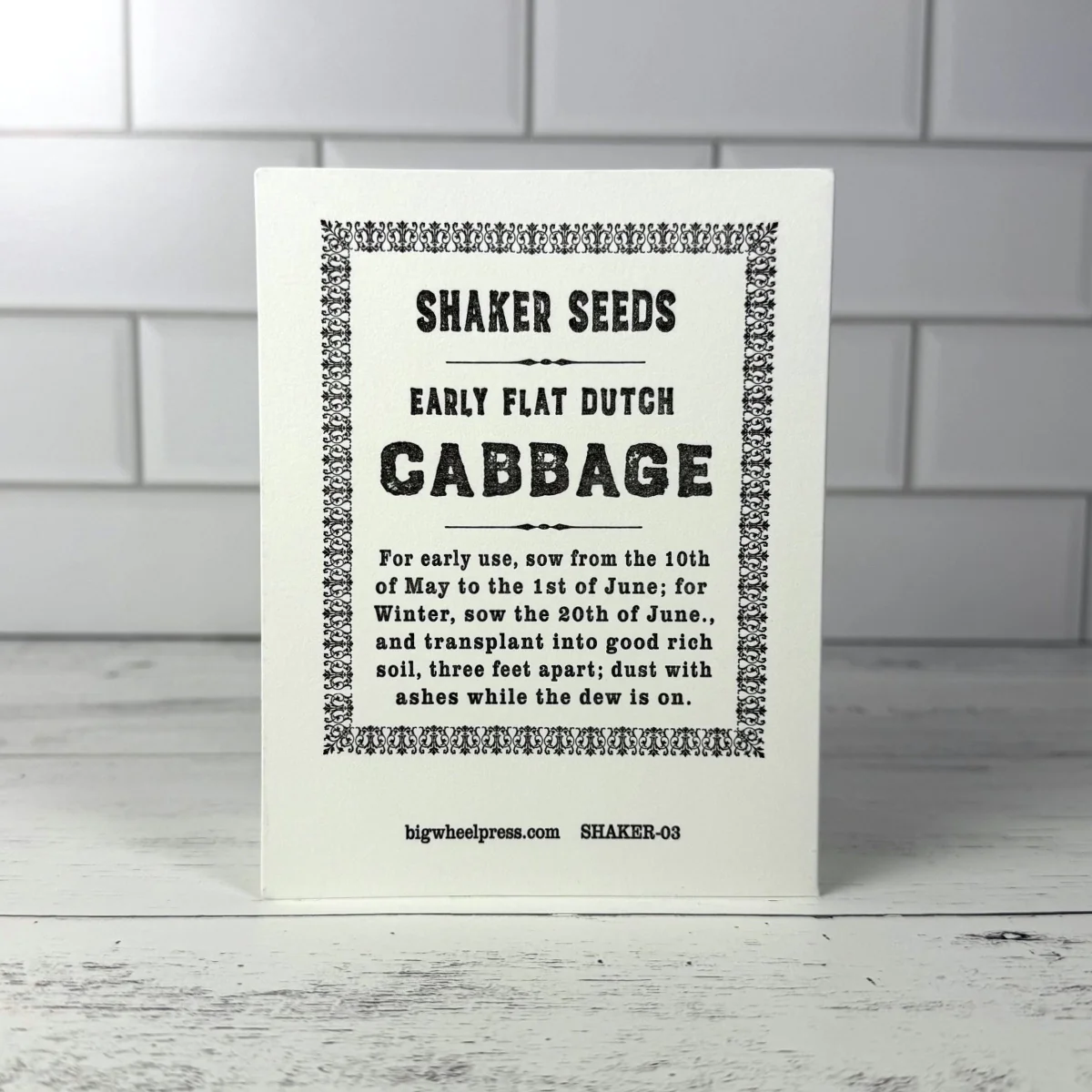Shaker Seeds - Boxed Set of 6 Notecards - Image 4