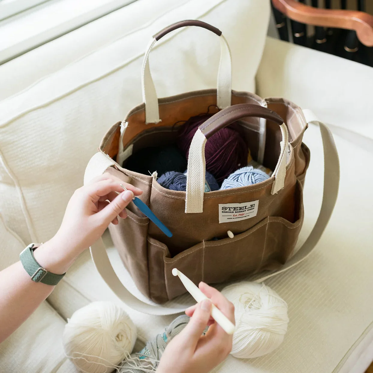 Steele Canvas Utility Tote - 3 colors available - Image 6