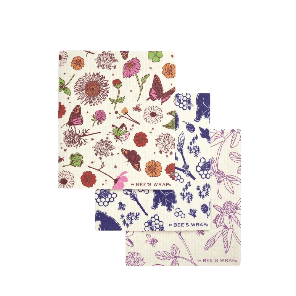 Swedish Dish Cloth 3 pack - Mixed Prints - Image 4