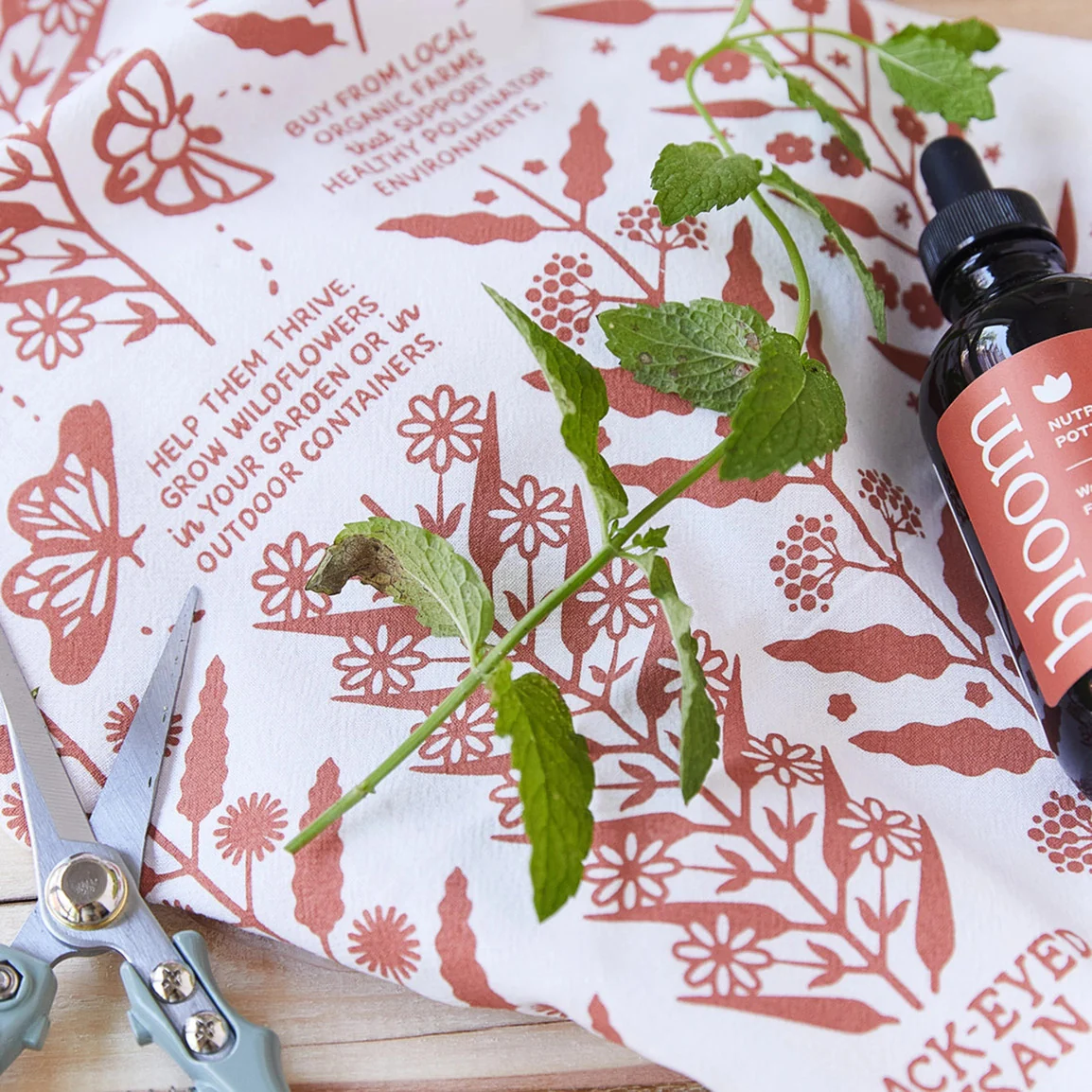 Tea Towel - Flower Fields - Image 4