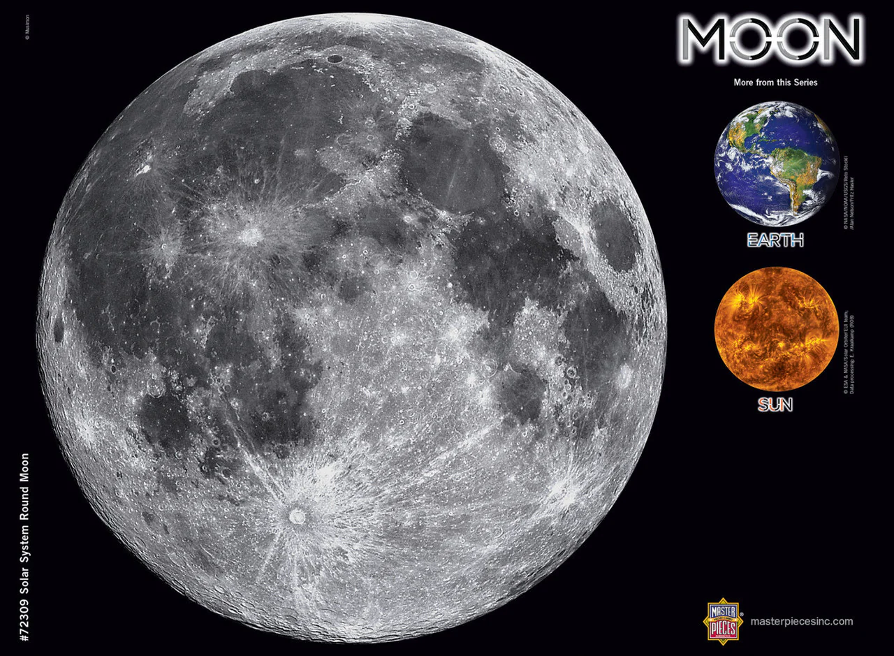 The Moon - 1000 Piece Puzzle - Image 3