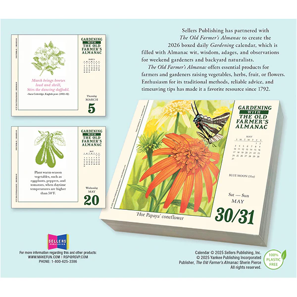 The Old Farmer’s Almanac – Gardening 2026 Daily Calendar - Image 6