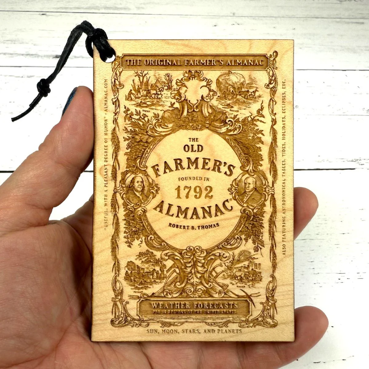 The Old Farmer's Almanac 1792 Ornament - Image 3