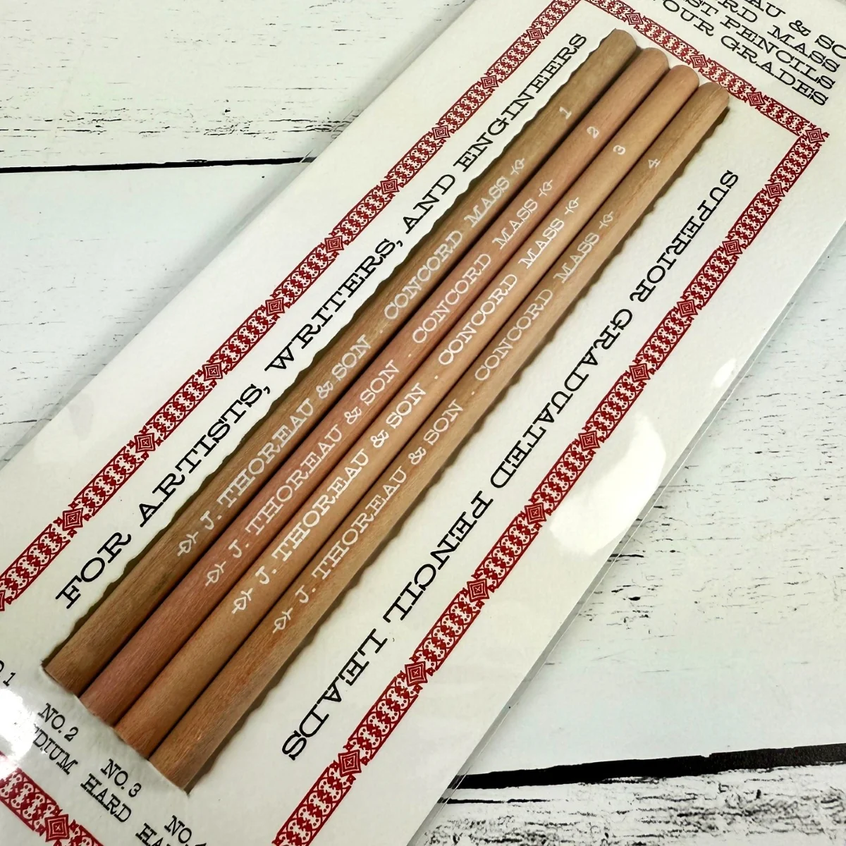Thoreau & Son - Finest Pencil Set of 4 - Image 3