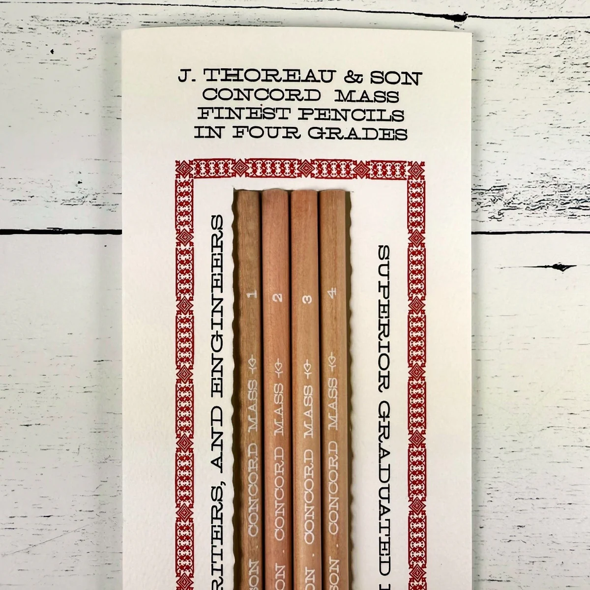 Thoreau & Son - Finest Pencil Set of 4 - Image 4