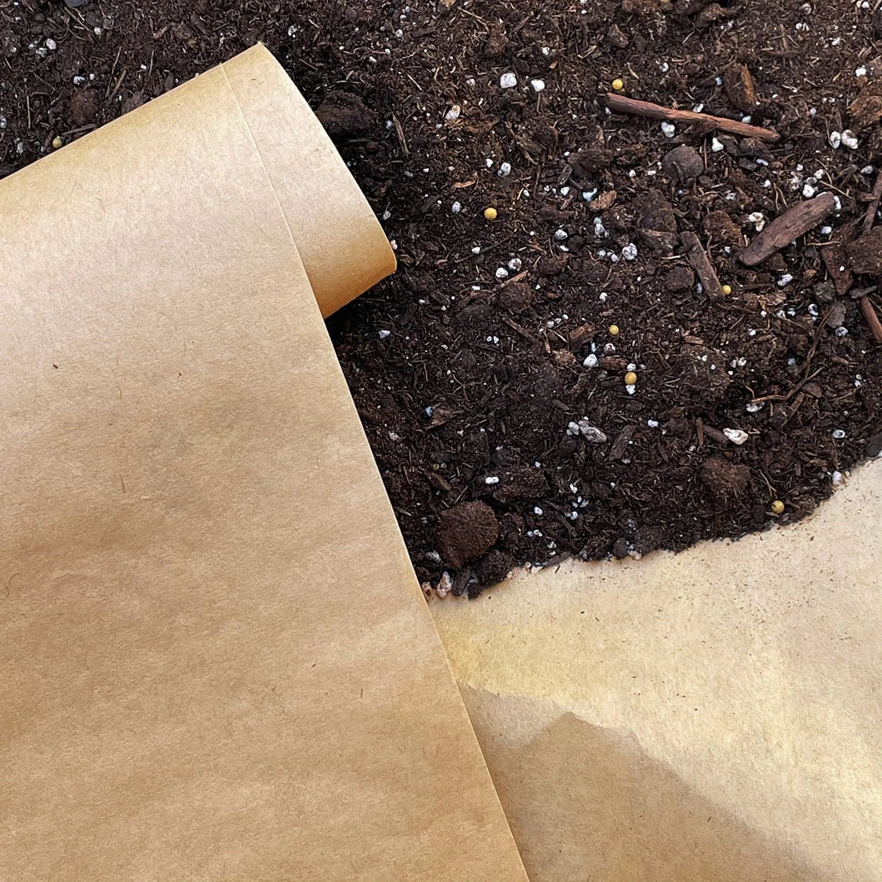The Old Farmer's Almanac Weed Barrier Paper with 5-0-0 Fertilizer - Image 3