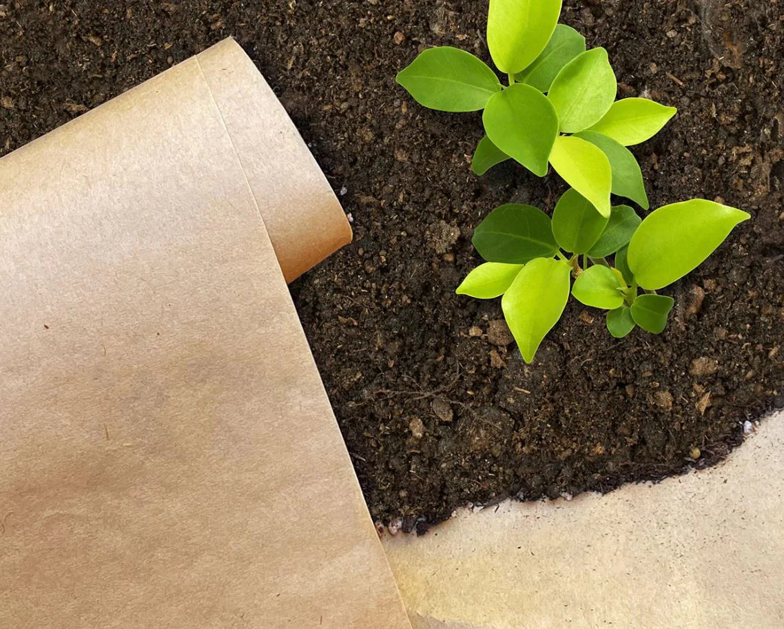 The Old Farmer's Almanac Weed Barrier Paper with 5-0-0 Fertilizer - Image 6