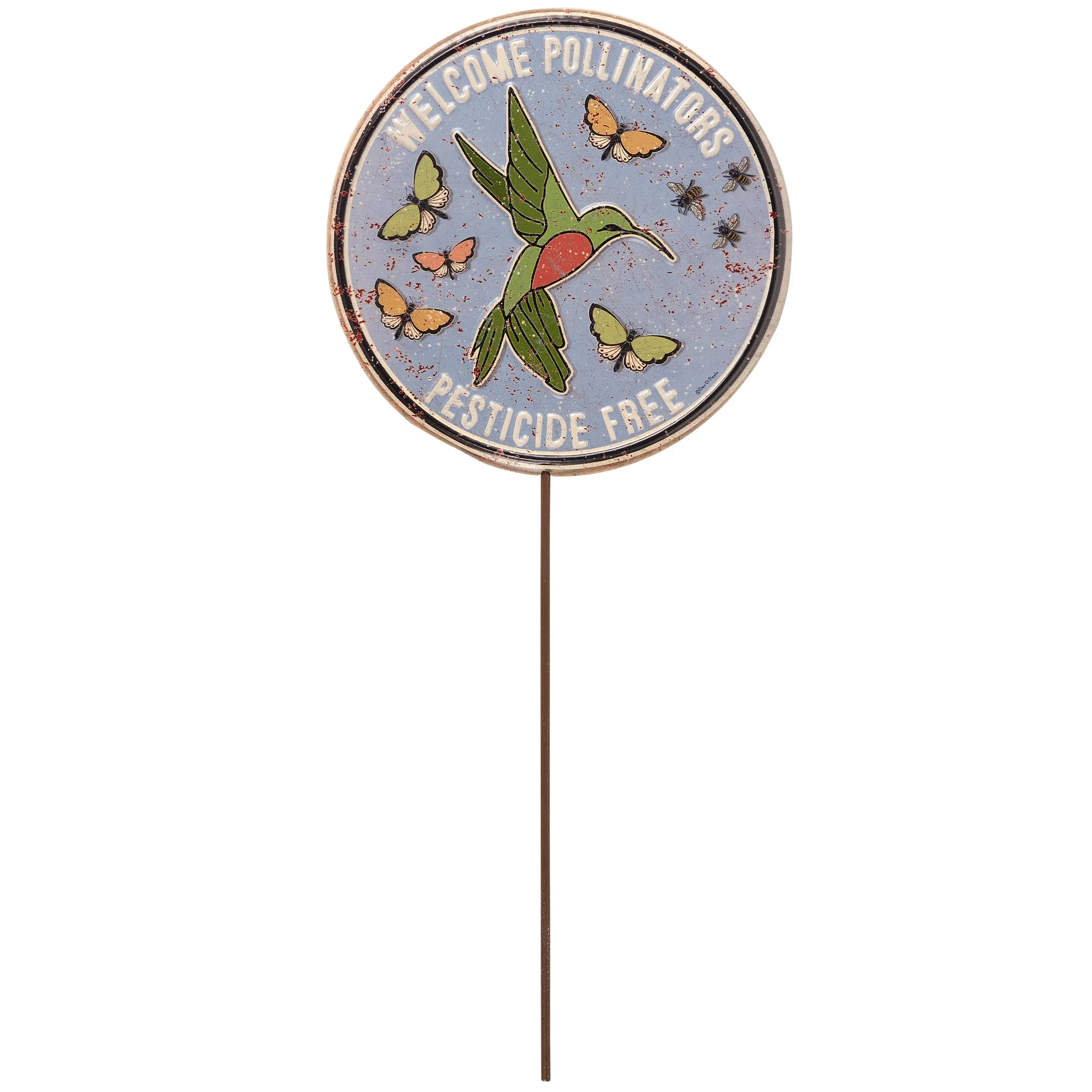 Welcome Pollinators Garden Stake - Image 3