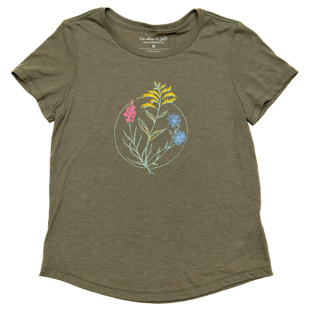 Wildflowers Drape Tee for Women