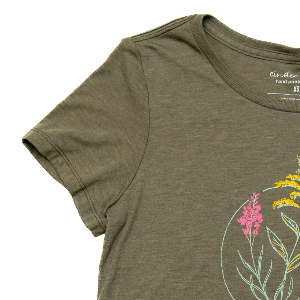 Wildflowers Drape Tee for Women - Image 3